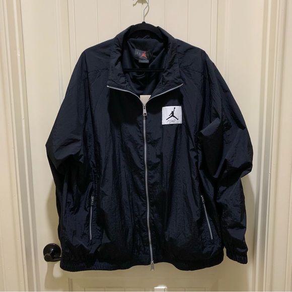 Jordan Men's Essentials Statement Warmup Jacket Black DQ7336-010 XXL - Picture 2 of 13